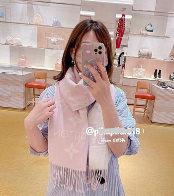 Louis Vuitton Light Pink Scarf