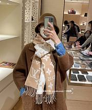 Louis Vuitton Beige Scarf - 1