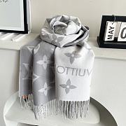 Louis Vuitton Grey Scarf - 6