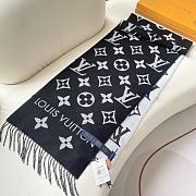 Louis Vuitton Black Scarf - 4