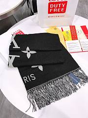 Louis Vuitton Scarf Black - 6