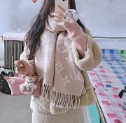 Louis Vuitton Light Beige Scarf - 1