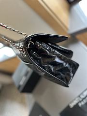 YSL Niki Leather Black 28 cm - 5