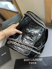 YSL Niki Leather Black 28 cm - 2