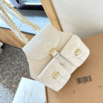 Louis Vuitton Duma Backpack White 21 × 23 × 10 cm