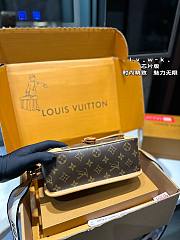 Louis Vuitton Diane Satchel Bag Brown 21 x 7 x 14 cm - 4
