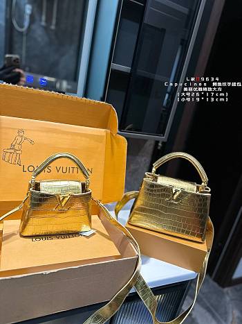 Louis Vuitton Capucines Gold 26 x 17 cm