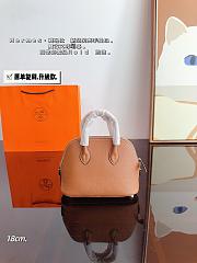 Hermès Bowling Handbag Brown 18 x8 x 14 cm - 6