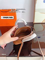Hermès Bowling Handbag White 18 x8 x 14 cm - 3