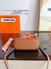 Hermès Bowling Handbag White 18 x8 x 14 cm - 4