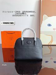 Hermès Bowling Handbag Black 31 x 12 x 23 cm - 1