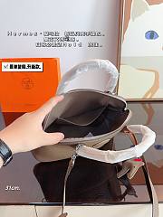 Hermès Bowling Handbag White 31 x 12 x 23 cm - 3
