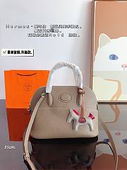 Hermès Bowling Handbag Brown 31 x 12 x 23 cm - 3