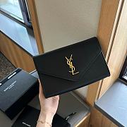 Saint Laurrent UPTOWN Gold Logo Black 21 cm  - 3
