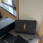Saint Laurrent UPTOWN Gold Logo Black 21 cm  - 2