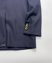 Bottega Veneta Navy Coat  - 2