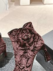 Chanel High Heels Boots Rouge  - 2