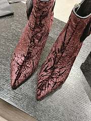 Chanel High Heels Boots Rouge  - 6