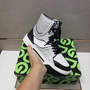 Dolce & Gabbana Sneaker High Top Diamond Black And White  - 6