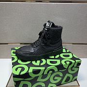 Dolce & Gabbana Sneaker High Top Diamond Black - 4