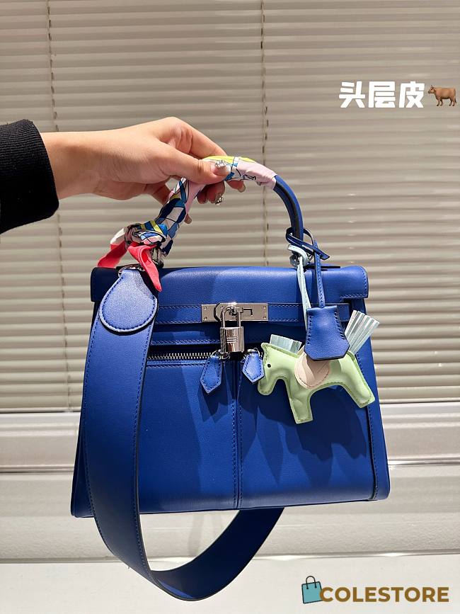 Hermes Handbag Blue 28 cm - 1