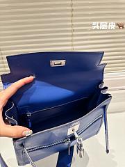 Hermes Handbag Blue 28 cm - 5