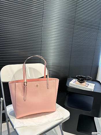 Tory Burch Robinson Tote Bag Pink 20 x 25 cm 