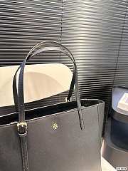 Tory Burch Robinson Tote Bag White 20 x 25 cm  - 4