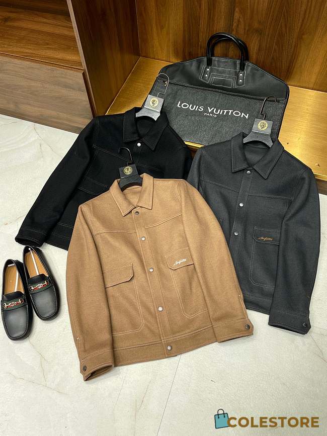 Louis Vuitton Shirt Brown/ Black/ Grey  - 1
