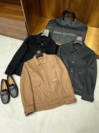 Louis Vuitton Shirt Brown/ Black/ Grey 