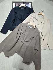 Max Mera White/ Blue/ Grey Coat - 1