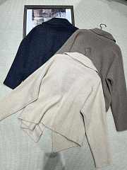 Max Mera White/ Blue/ Grey Coat - 2