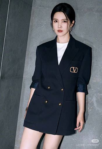 Valentino Vlogo Blue Coat 