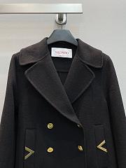 Valentino V Pocket Black Coat  - 6