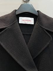 Valentino V Pocket Black Coat  - 4