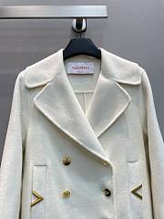 Valentino V Pocket White Coat  - 6