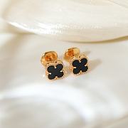 Van Cleef Mini Earrings Gold  - 6