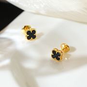Van Cleef Mini Earrings Gold  - 5