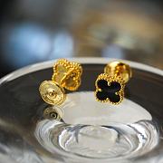 Van Cleef Mini Earrings Gold  - 3
