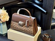 Coach Eliza Handbag Brown 27 x 18 cm  - 5
