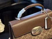 Coach Eliza Handbag White 27 x 18 cm  - 2