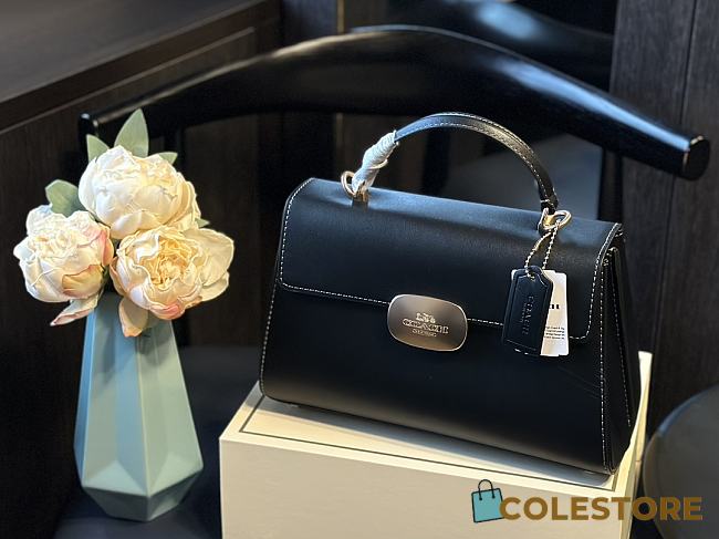 Coach Eliza Handbag Full Black 27 x 18 cm  - 1
