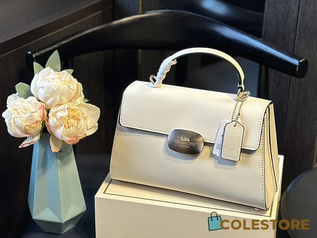 Coach Eliza Handbag Full White 27 x 18 cm  - 1