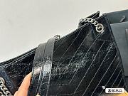 YSL Saint Laurrent Shopping Bag Black 33 x 27 cm - 6