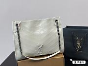 YSL Saint Laurrent Shopping Bag White 33 x 27 cm - 1
