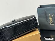 YSL Saint Laurrent Shopping Bag Grey 33 x 27 cm - 6