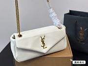 YSL Saint Laurrent Calypso White 27 x 12 cm  - 1