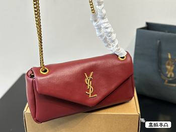 YSL Saint Laurrent Calypso Red 27 x 12 cm 