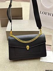 Bulgari Serpenti East-west Maxi Gold Chain Black 25 cm - 5