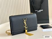 Saint Laurrent Kate Gold Chain Black 24 cm  - 6